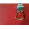 Bracelet Hermès Boucle Sellier en or et argent
