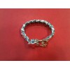 Bracelet Hermès Boucle Sellier en or et argent