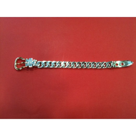 Bracelet Hermès Boucle Sellier en or et argent