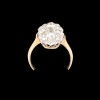 Bague marquise ancienne 2 ors et diamants