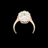 Bague marquise ancienne 2 ors et diamants