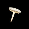 Bague marquise ancienne 2 ors et diamants