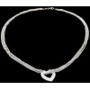 Collier Boucheron Coeur diamanté en or