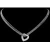 Collier Boucheron Coeur diamanté en or