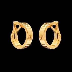 Boucles d'oreilles Cartier Love en or