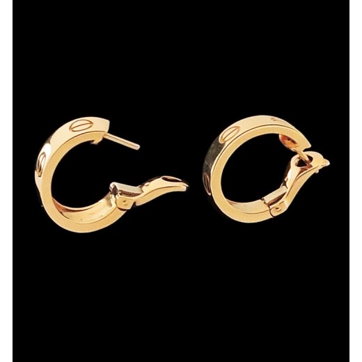 Boucles d'oreilles Cartier Love en or