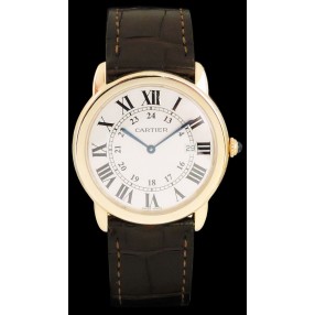 Montre Cartier Ronde Solo en or & acier