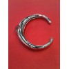 Bracelet Baccarat demi jonc en argent et cristal