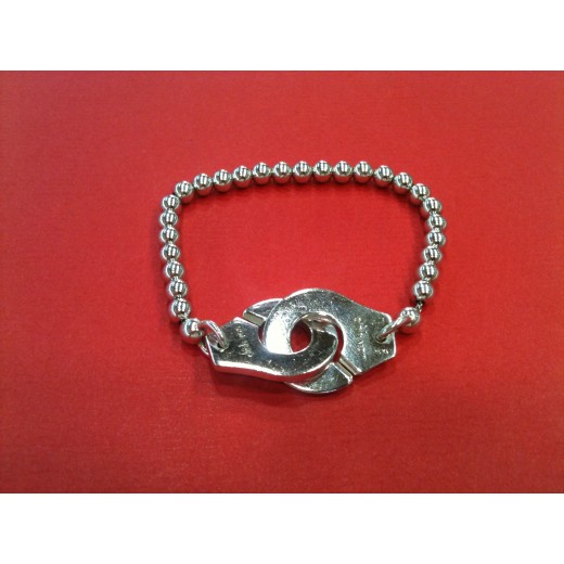 Bracelet Dinh Van Menottes R20 en argent