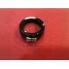 Bague Guy Laroche en céramique et or blanc