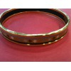 Bracelet Hermès en émail et plaqué or