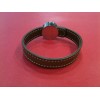 Bracelet Hermès Looping en cuir chocolat ou camel