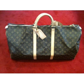 Sac de voyage Louis Vuitton Keepall 60 cm en toile monogram