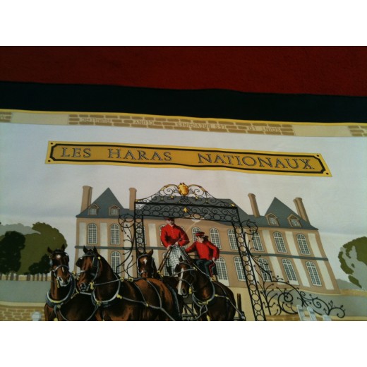 Carré Hermès Les Haras nationaux en soie