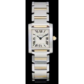 Montre Cartier Tank Française or & acier