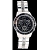 Montre Dior Christal Chronographe saphirs noirs