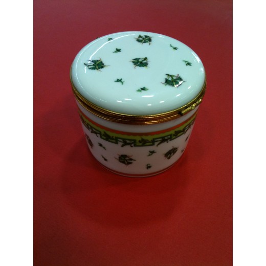 Boîte à bougie Raynaud en porcelaine de Limoges
