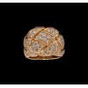 Bague V.C.A en Or 18k et Diamants