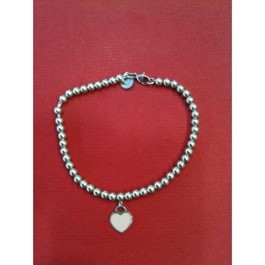 Bracelet de perles fantaisie Tiffany & Co en argent