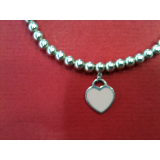 Bracelet de perles fantaisie Tiffany & Co en argent