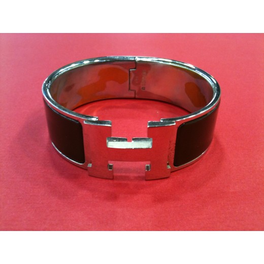 Bracelet Hermès Clic -Clac H chocolat