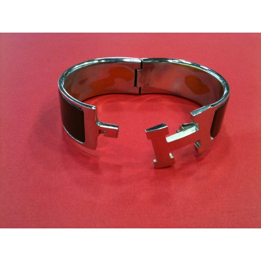 Bracelet Hermès Clic -Clac H chocolat