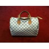 Sac Louis Vuitton Speedy 30 en toile damier azur