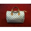 Sac Louis Vuitton Speedy 30 en toile damier azur