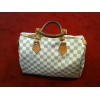 Sac Louis Vuitton Speedy 30 en toile damier azur