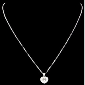 Collier Chopard Happy Diamonds en or et diamant