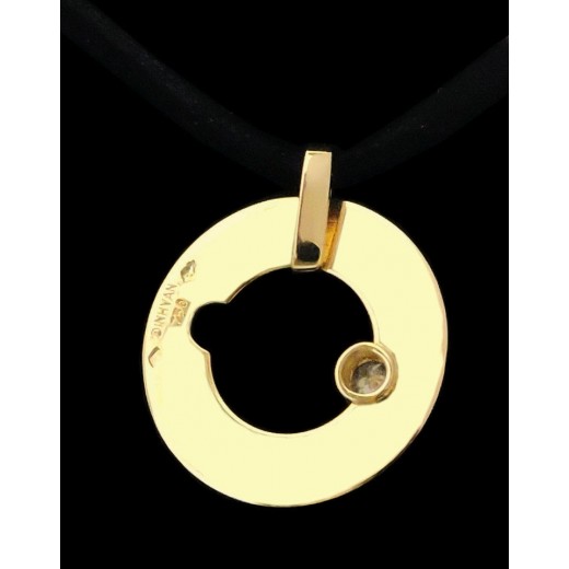 Pendentif Dinh Van Cible en or & diamant