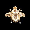 Broche Sabbadini Abeille diamants