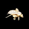 Broche Sabbadini Abeille diamants