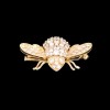 Broche Sabbadini Abeille diamants