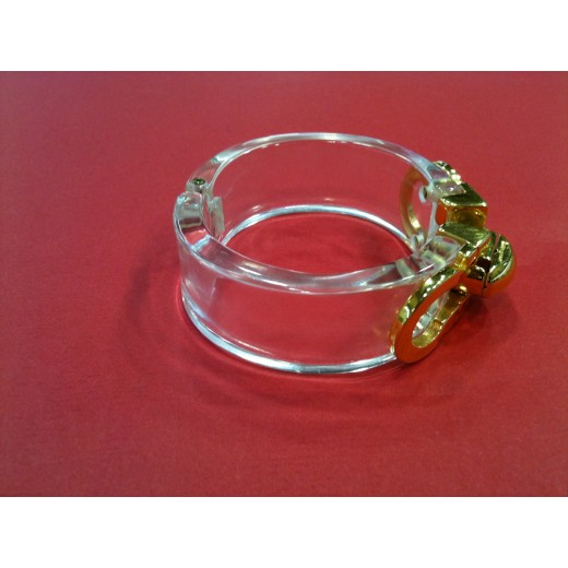 Bracelet Ferragamo en résine et plaqué or