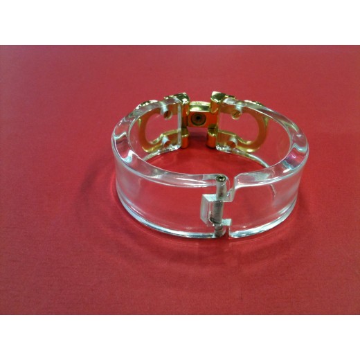 Bracelet Ferragamo en résine et plaqué or