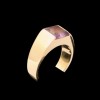 Bague Cartier Tank en or et améthyste
