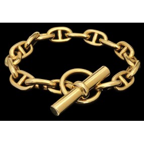 Bracelet Hermès Chaîne d'ancre en or