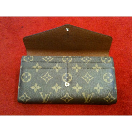 Portefeuille Louis Vuitton Sarah en toile monogram