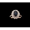 Bague Pompadour Saphir et Diamants