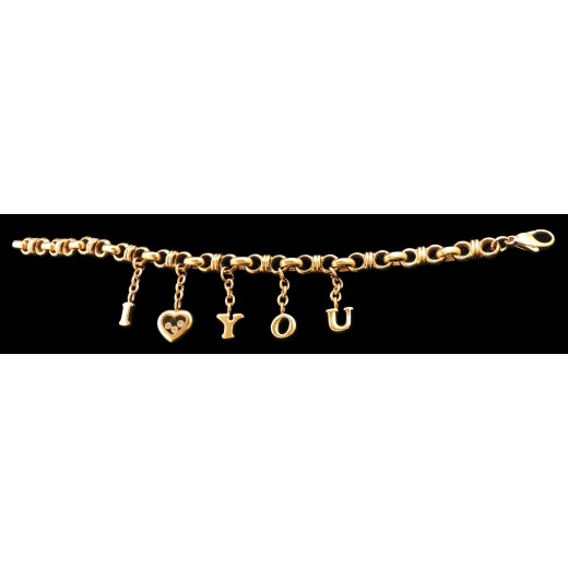 Bracelet Chopard Happy Diamonds I Love U