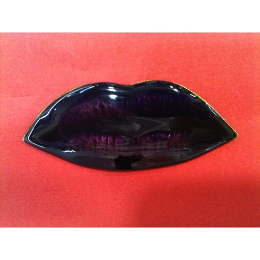 Broche Sonia Rykiel Bouche violette