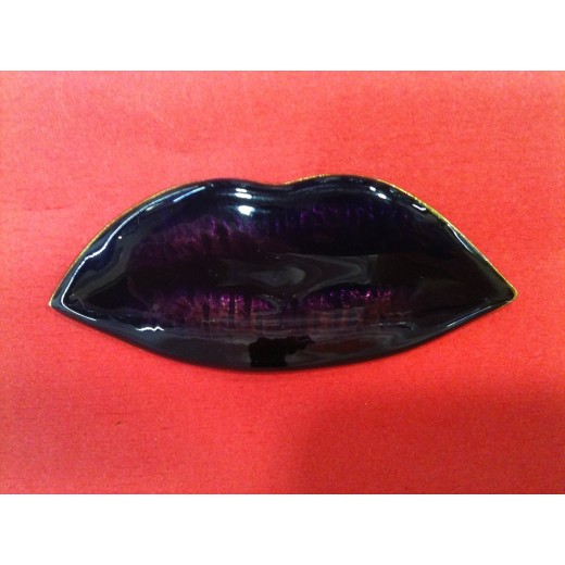 Broche Sonia Rykiel Bouche violette