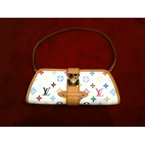 Pochette Louis Vuitton Shirley Dutch en toile monogram multicolore