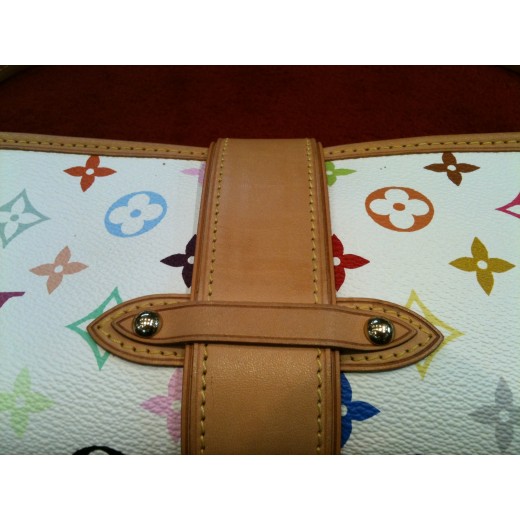 Pochette Louis Vuitton Shirley Dutch en toile monogram multicolore