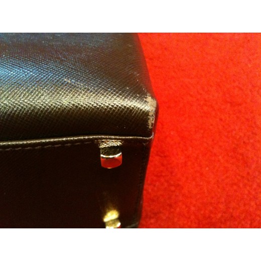 Sac Salvaore Ferragamo en cuir chocolat