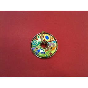 Pendentif Freywille Luna Piena en émail