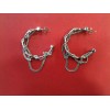 Boucles d'oreilles Pianegonda en argent