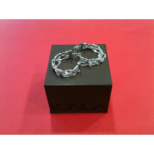Boucles d'oreilles Pianegonda en argent
