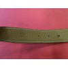 Ceinture Hermès H en cuir réversible noir/ gold